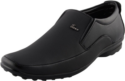 

SAIJARA Slip On For Men(Black