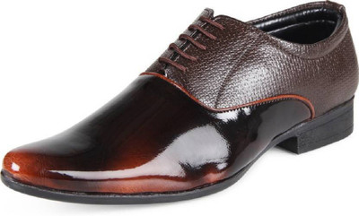 

Shoe Rock Vision(SRV) Lace Up For Men(Burgundy, Brown