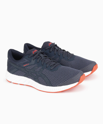 54 OFF on asics fuzeX Lyte 2 Running Shoes For Men Navy Blue on