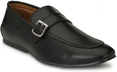 

Big Fox Monk Strap loafers Party Wear For Men(Black