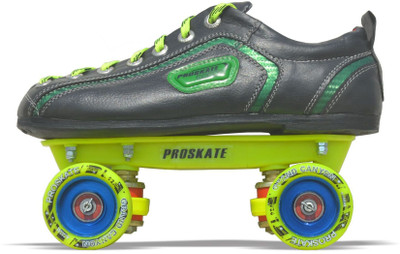 

Proskate Grand Canyon QSS 53 Roller Skate Combo Quad Roller Skates - Size J9-S12 UK(Green), Red