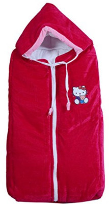 

Guru Kripa Baby Products  Presents Just New Born Baby Baby Sleeping Bag Cum Baby Carry Nest Extendable Bedding Set Baby Bedding Set/Baby Bed/Baby Carrier/ Sleeping Bag (Dark Pink) Sleeping Bag(Red