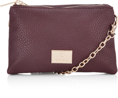 

Caprese Women Evening/Party Purple PU Sling Bag