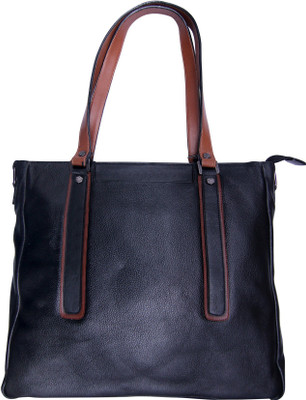 

Super Women Casual Black Genuine Leather Shoulder Bag