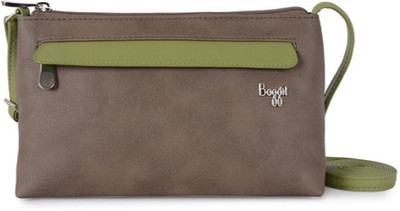 

Baggit Women Casual, Evening/Party Beige PU Sling Bag