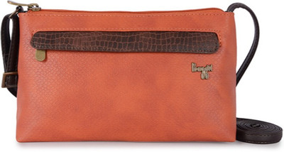 

Baggit Women Casual Orange PU Sling Bag