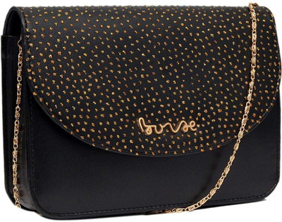 

Borse Women Casual Black Leatherette Sling Bag