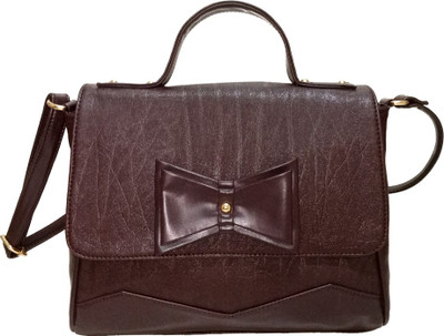 

Caris Women Evening/Party Brown Leatherette Sling Bag