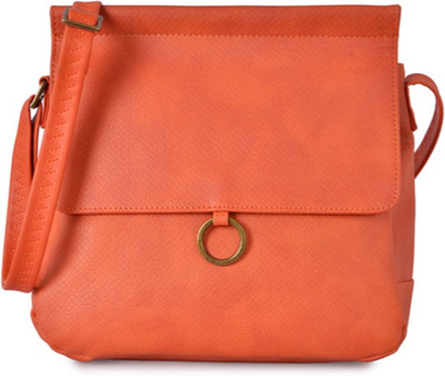 

Baggit Women Casual Orange PU Sling Bag