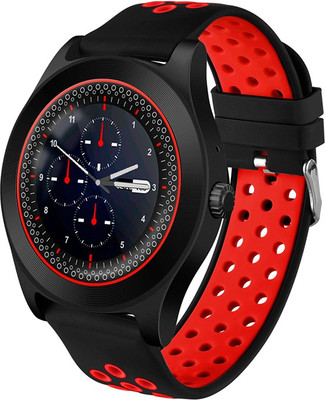 

ACUTAS sleep quality monitoring,calorie consumption calculation 1.54 Inch IPS HD Touch Screen Sports Sleep Monitoring Bluetooth Smart Bracelet With Camera Black Red Smartwatch(Black, Red Strap Large)
