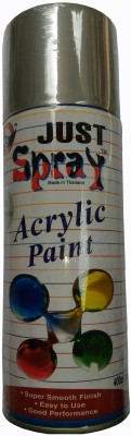 Just Spray HEAT RESSTANCE METALLIC SILVER UPTO 600 C/1200 F Spray Paint 400 ml(Pack of 1)