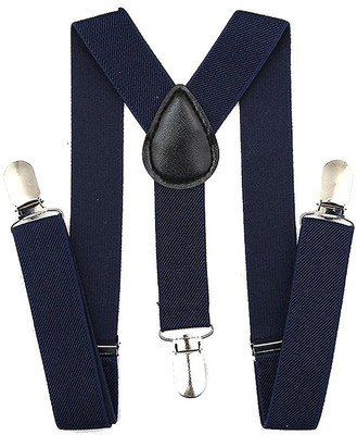 

2 MORE Y- Back Suspenders for Men, Boys(Blue)