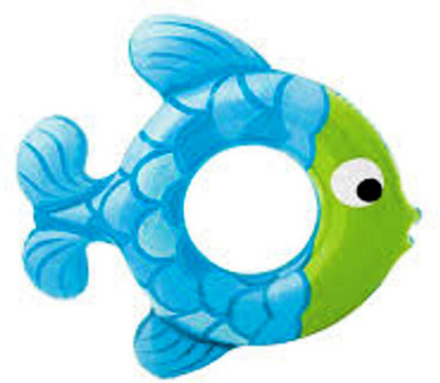 

SWASH Intex Swim Along Fish Ring Blue/Green) for 3-6 year Kid Swim Floatation Belt