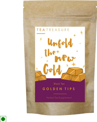 

TeaTreasure Golden Tips Tea Black Tea(500 g, Pouch)