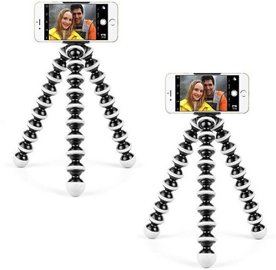 

De-TechInn Pack Of 2 Flexible Tripod(Multicolor, Supports Up to 500 g)