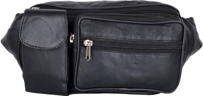 

AspenLeather 290 black waist bag(Black)