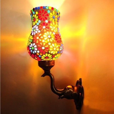 Shri Mahal Antiques Uplight Wall Lamp Without Bulb