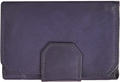 

tvj Women Black Artificial Leather Wallet(6 Card Slots)