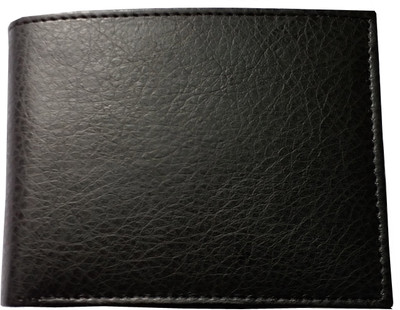 

PRIYANKAADGIFTS Men Black Artificial Leather Wallet(3 Card Slots)