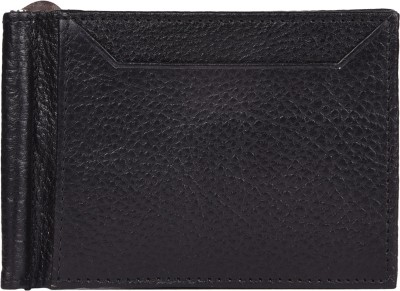 

tvj Men Black Artificial Leather Wallet(6 Card Slots)