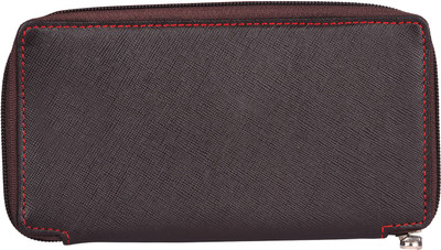 

TVJ Men Black Artificial Leather Wallet(1 Card Slot)