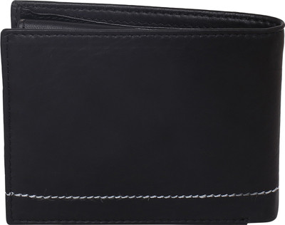 

yes brand Men Black Genuine Leather Wallet(5 Card Slots)