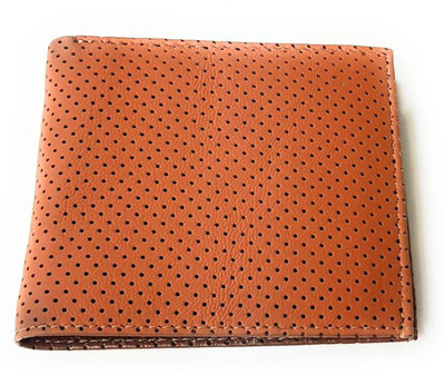 

Super Men Orange Genuine Leather Wallet(3 Card Slots)