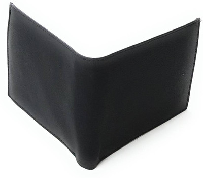 

Super Men Black Genuine Leather Wallet(5 Card Slots)