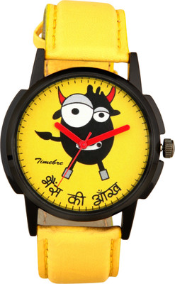 

Timebre GXYLW553 Yellow Dial Watch - For Men