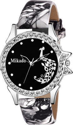 

Mikado Stylish Sophia Black Analog watch for Girls And Women Watch - For Girls