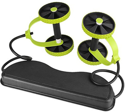

GOCART Abdominal Exercise Dual Wheels Professional Double Ab Workout Roller Multi-functional Ab Roller Ab Exerciser(Green)
