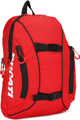 67% OFF on DUCATI SPEED 11 L Laptop Backpack(Red) on Flipkart
