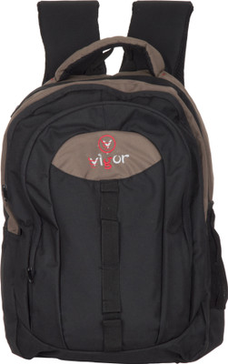 

Vigor M-BLK&BEG 30 L Backpack(Black, Beige), Red & white