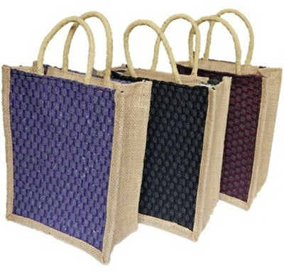 

ART ME Pack of 3, 10x12 inch Waterproof Multipurpose Bag(Maroon, Black, Purple, 7 L)