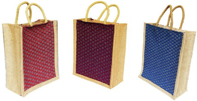 

ART ME Set of 3, 8x10 inch Waterproof Multipurpose Bag(Red, Maroon, Blue, 5 L)