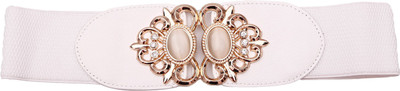 

Stylehoops Women Party White Artificial Leather Belt