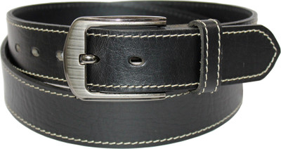 

Torque Dzinte Men Casual Black Genuine Leather Belt
