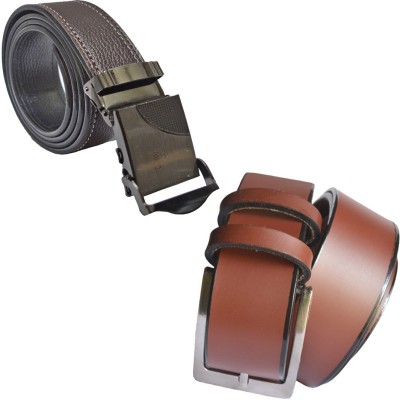 

LOOPA Men Formal Brown Synthetic Belt