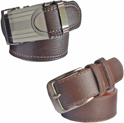 

LOOPA Men Formal Brown Synthetic Belt