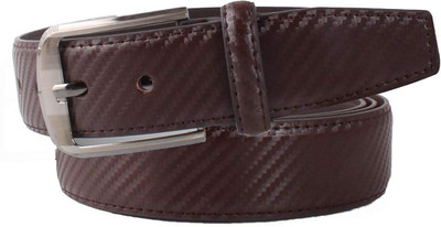 Jeans Mantra Men Casual Brown Genuine Leather Belt