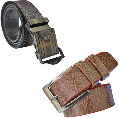 

LOOPA Men Formal Brown Synthetic Belt