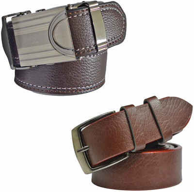 

LOOPA Men Formal Brown Synthetic Belt