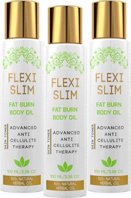 

Ayurgenie Flexislim Certified Fat Burn Body Oil ( Combo Pack )(300 ml)