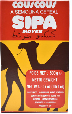 

Sipa Couscous Moyen, A Semolina Cereal - 500g (17oz)(500 g, Box)