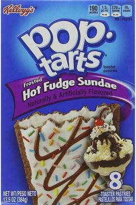 

Pop Tarts Toaster Pastries, Frosted Hot Fudge Sundae, 8 pack - 384g(384 g, Box)