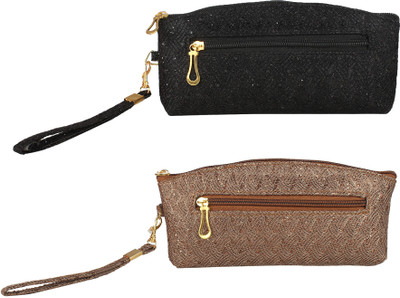 

Element Cart Casual, Party Black, Brown Clutch