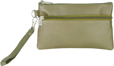 

AspenLeather Formal Grey Clutch