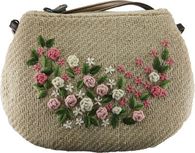 

PRIYAROSE Casual Khaki Clutch
