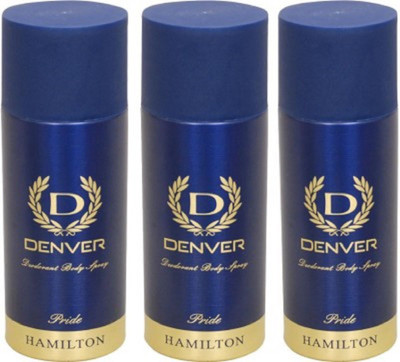 

Denver Hamilton Pride Deodorant Spray - For Men(495 ml, Pack of 3)