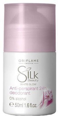 

Oriflame Sweden Silk Beauty White Glow Anti-perspirant 24h Deodorant Body Spray - For Women(50 ml)